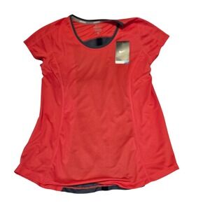 Nike Running Top Dri-FIT Athletic Activewear T-Shirt Womens Large